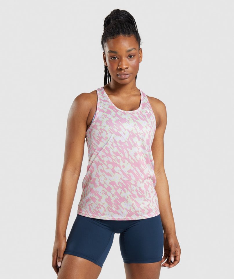 Women\'s Gymshark Training Tanks Pink | NZ 5IHKYJ